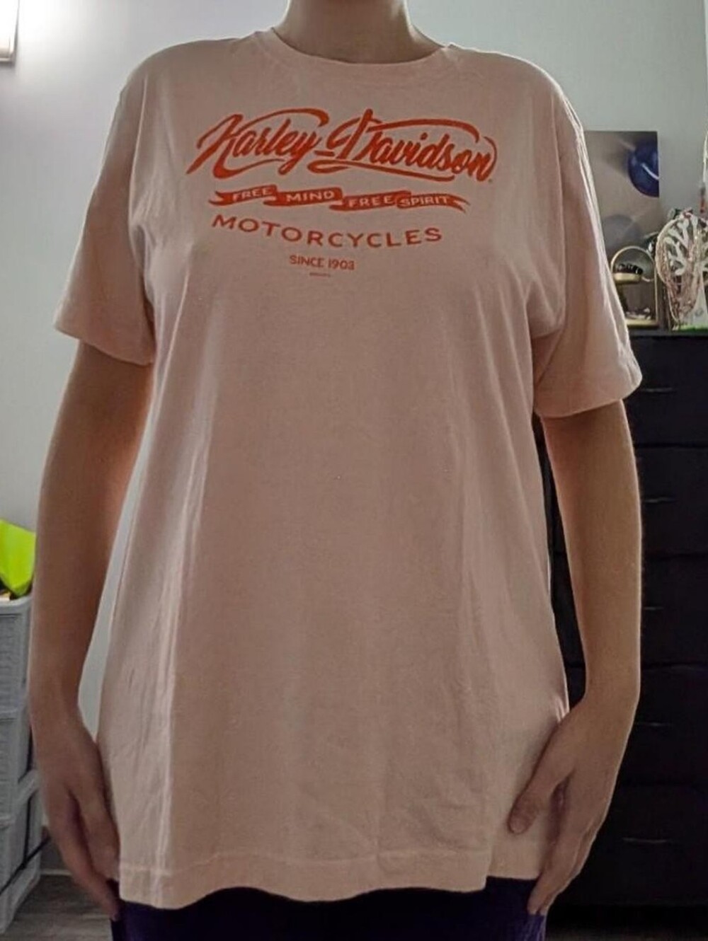 Harley-Davidson Women's Pink Graphic Tee